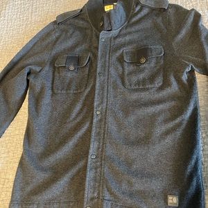 Hugo Boss light jacket by Boss Orange.  Gray 100% cotton.